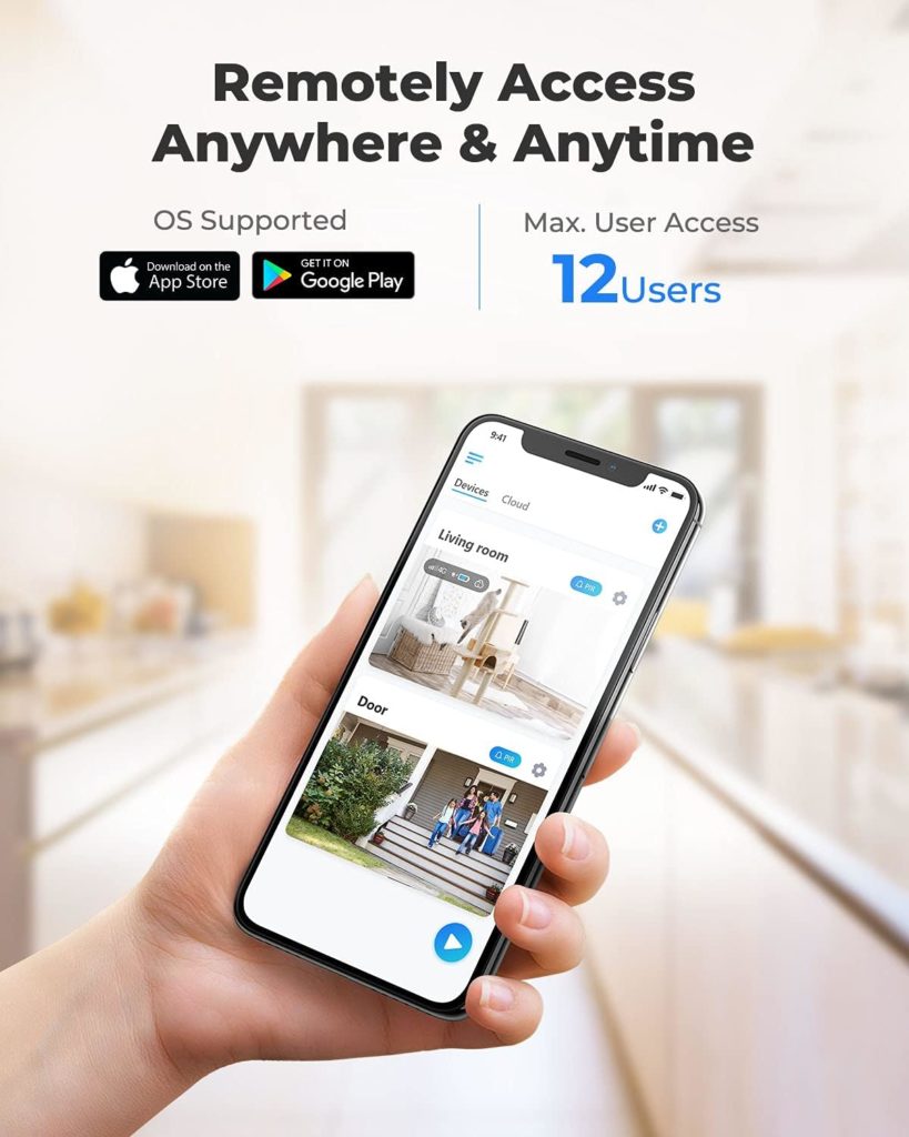 Remotely access your camera system anywhere and anytime.