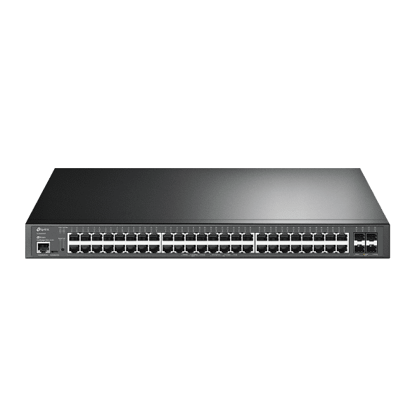 Tp-Link Tl-SG3452XP Jetstream 48-Port Gigabit and 4-Port PoE 10 GE SFP+ L2+ Managed Switch with 48-Port PoE+