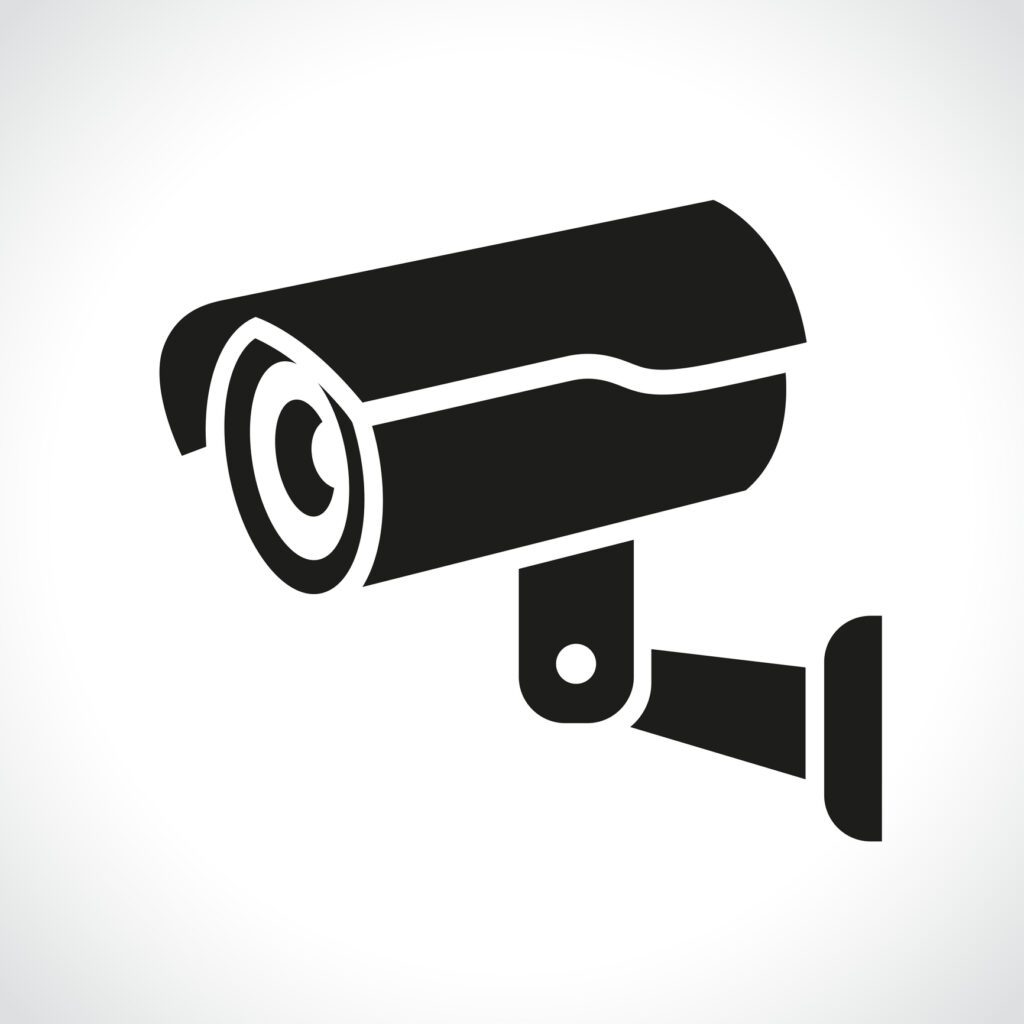 Illustration of cctv camera